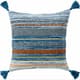 Surya Trenza Bright Blue 18"x18" Pillow Shell with Down Insert-0
