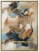 A & B Home Blue/Brown/Gold Whirlwind Wall Art-3