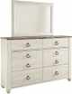 Signature Design by Ashley® Willowton 3pc Whitewash Queen Panel Bedroom P68871149-2