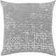 Surya Abstraction Light Gray 20"x20" Pillow Shell with Down Insert-0