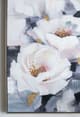 A & B Home Sarah Blue/Ivory/Pink Hand Painting Wall Art-5