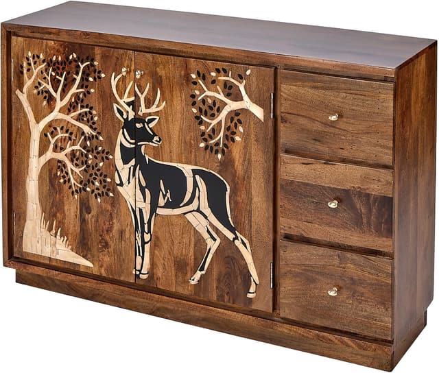 Jaipur Furniture Bone Inlay Dyani Chest-1