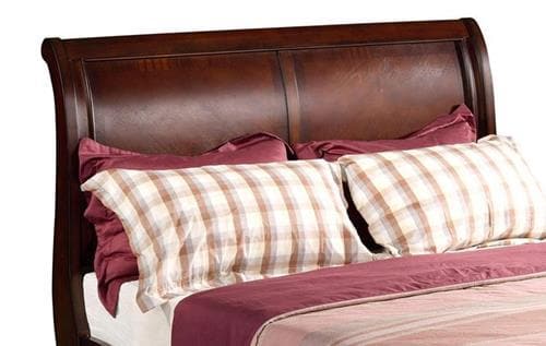 New Classic® Furniture Sheridan Burnished Cherry Queen Storage Sleigh Bed-1