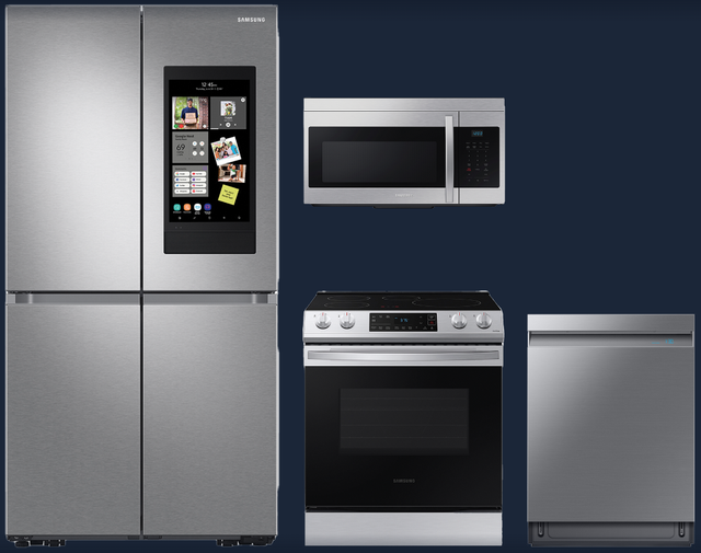Samsung 4 Piece Stainless Steel Kitchen Package-0