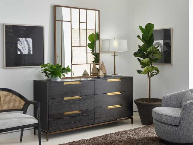 Universal Furniture Bogart Gold Mirror-1