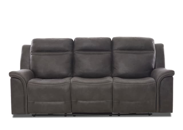 Klaussner® Huxley Domanic Charcoal Power Reclining Sofa-2