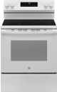 GE® 400 Series 30" White Freestanding Electric Range-0