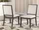 Steve Silver Co.® Mila Washed Grey Dining Room Group with FREE Bench-MI500TT+TB+2XS+2XA+BNT+BNB-2