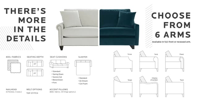 Bassett® Furniture C000-92SF Custom Sofa-2