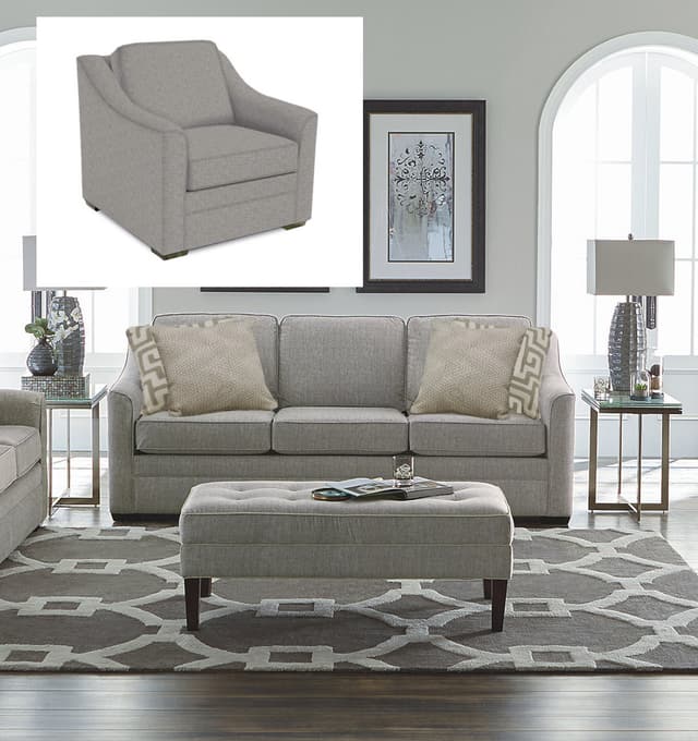 England Furniture® Thomas Gray Chair-1