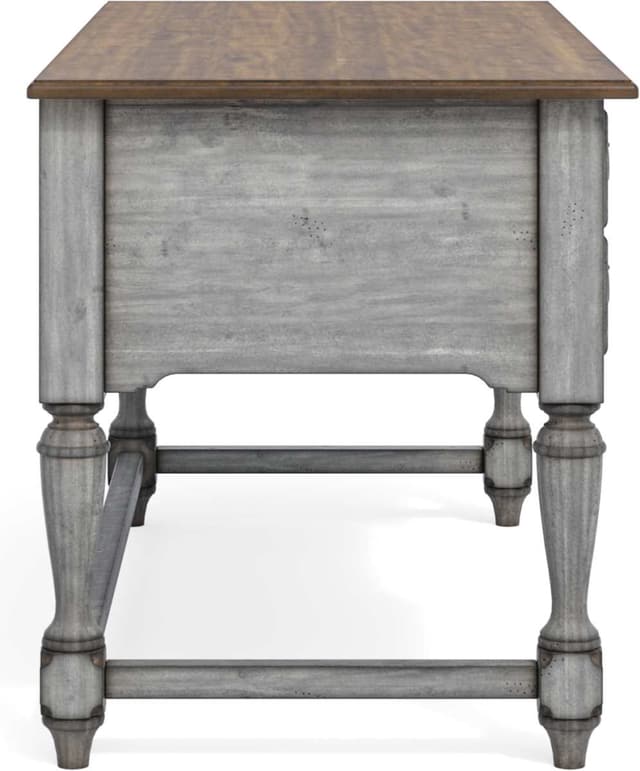 Flexsteel® Plymouth® Distressed Graywash Writing Desk-3