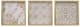 Olliix by Madison Park Golden Impressions 3 Pieces Gold Drop Lip Foil Framed Wall Art Set-0