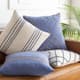 Surya Emilio Cream 20"x20" Pillow Shell with Polyester Insert-1