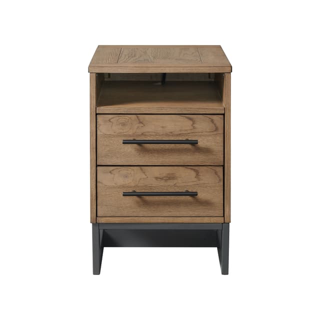 Intercon Eden Dune 16" Chairside Table with Power-1