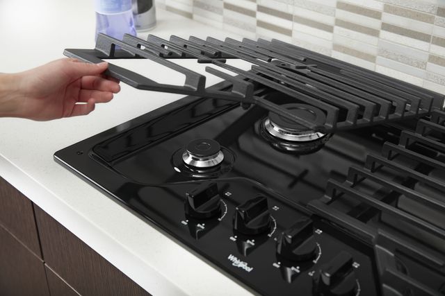 Whirlpool 30 Gas Cooktop Black Wcg55us0hb Manhattan Appliance