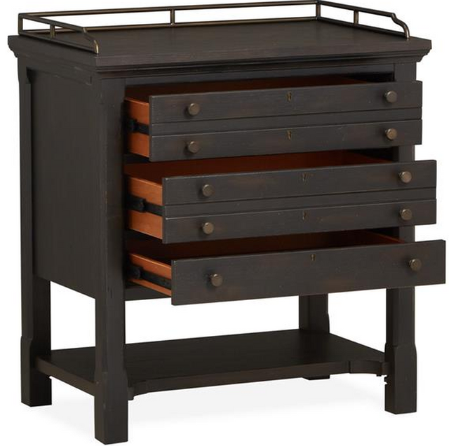 Magnussen Home Hudson Square Open Nightstand B4382 05 Schroeder Furniture St Joseph Mi
