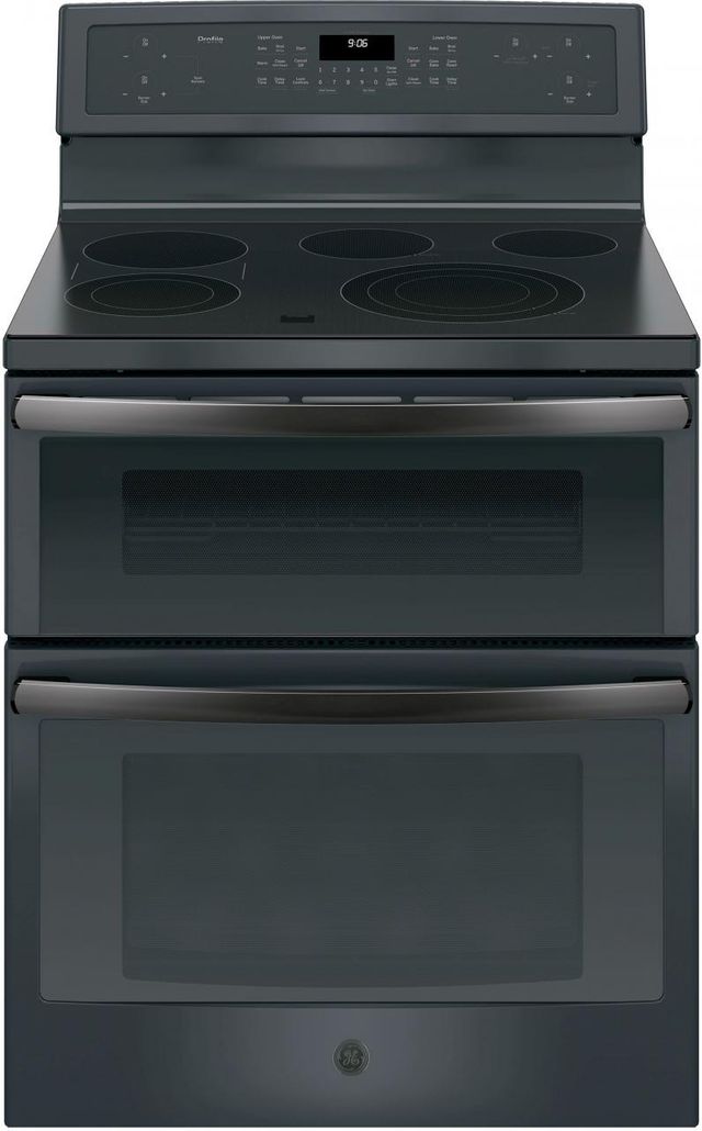 Ge Profile 29 88 Black Slate Free Standing Double Oven Electric