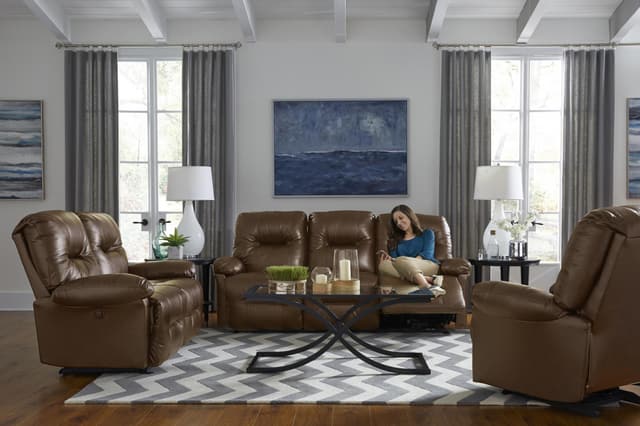 Best Home Furnishings® Saddle Zaynah Power Rocker Recliner-2