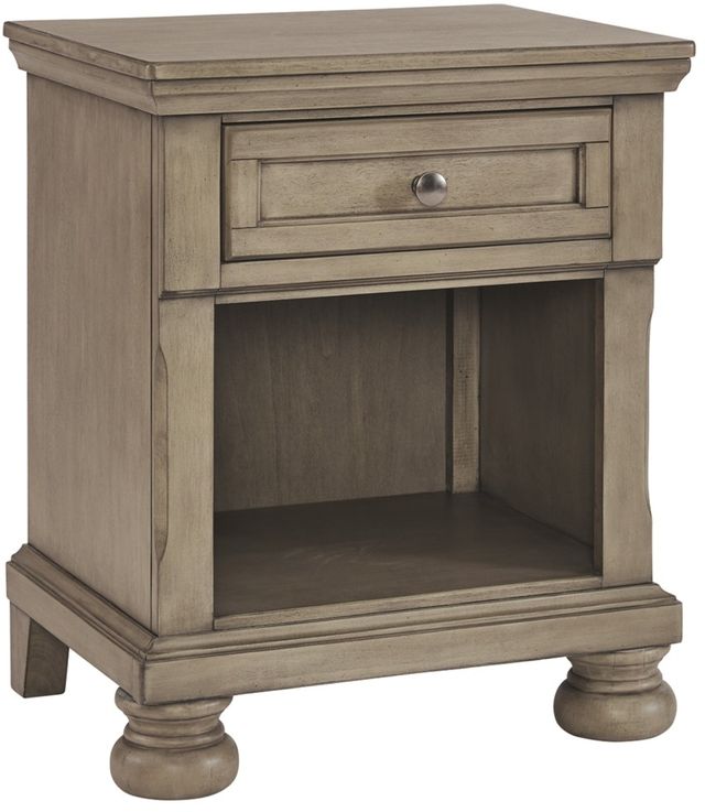 Signature Design by Ashley® Lettner Light Gray NightstandB73391 Miskelly Furniture
