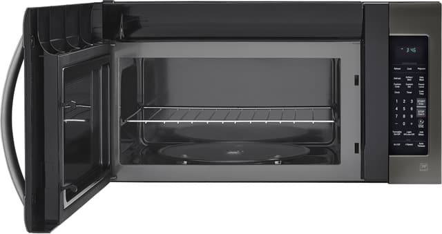 LG 2.0 Cu. Ft. Black Stainless Steel Over the Range Microwave - Clearance Model-1