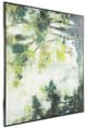 A & B Home Blue/Green Edward Forest Watercolor Wall Art Print -0