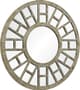 Miroir mural Wheeler, argent antique, Renwil®-1
