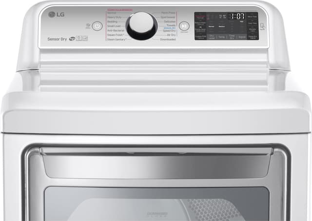 LG 7.3 Cu. Ft. White Front Load Electric Dryer-4