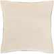 Surya Leif Medium Gray/Ivory 20"x20" Pillow Shell with Down Insert-1