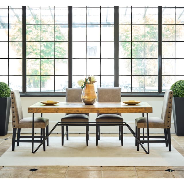 Elements International 5 Piece Cruz Industrial Dining Set-0