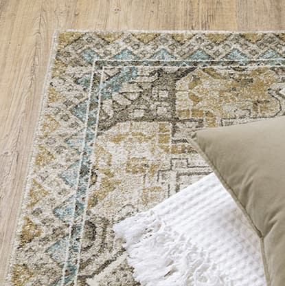 Oriental Weavers™ Venice Beige / Blue 5' X 8' Rug-1