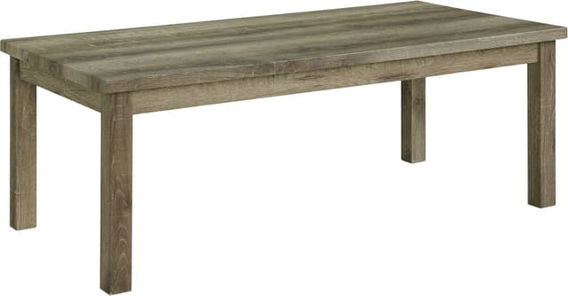 Elements International 3 Piece Occasional Oak Lawn Living Room Table Set-4