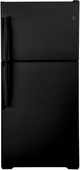 GE® 30" 19.1 Cu. Ft. Black Top Freezer Refrigerator-0