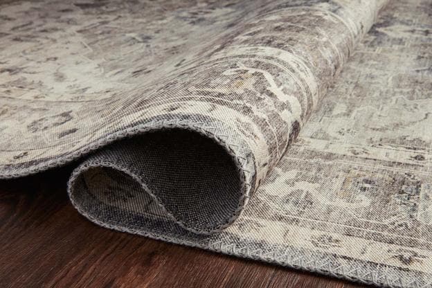 Loloi® Rugs Hathaway Steel / Ivory 5" x 8" Rug-3