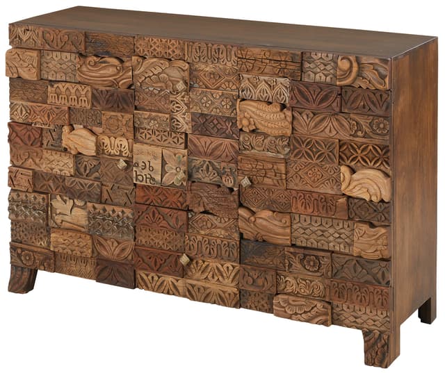 Jaipur Furniture Omisha Print Block Sideboard-1