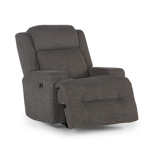 Best Home Furnishings® O'Neil Charcoal Power Recliner with Tilt Headrest-0