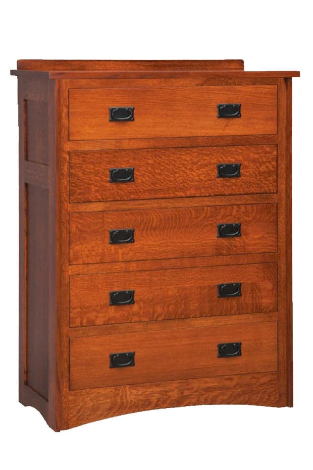 Daniel's Amish® Solid Wood 5 Drawer Chest-0