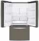 GE® 36" 22.1 Cu. Ft. Fingerprint Resistant Slate Counter Depth French Door Refrigerator-1