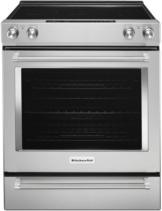 Kitchenaid 29 88 Stainless Steel Slide In Electric Convection