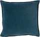 Surya Cotton Velvet Teal 22"x22" Pillow Shell-0