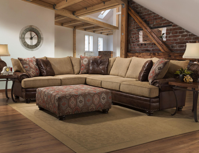 Albany Industries 8649 Texas Canyon Ottoman-1