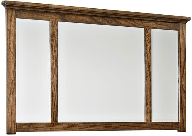Intercon Oak Park Mission 12 Drawer Dresser and Mirror-2