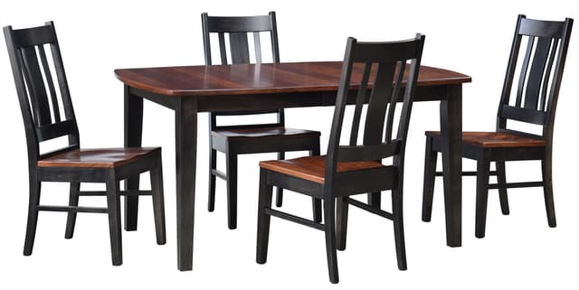 Country View Woodworking Handcrafted Amish 5 Piece Dining Set-0
