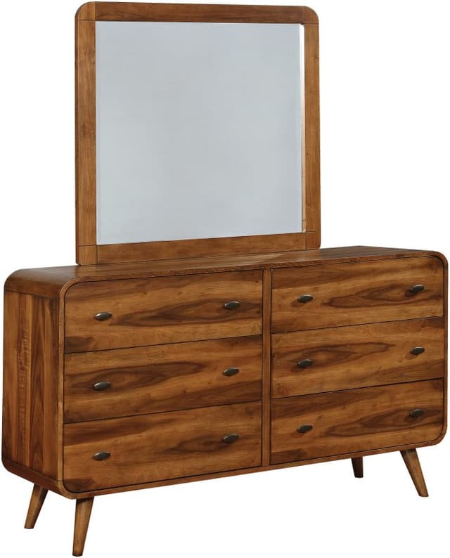 Coaster® Robyn Dark Walnut Dresser & Mirror-0