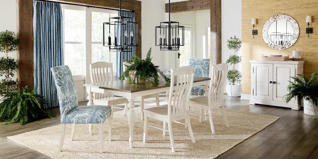 Bassett® Furniture Holden Vintage White Oak Side Chair-1