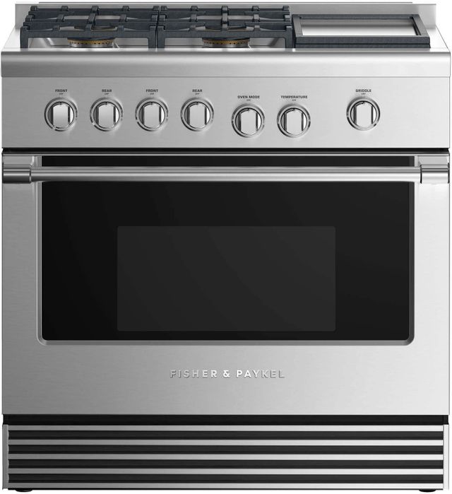 Fisher Paykel 35 88 Pro Style Gas Range Stainless Steel Rgv2