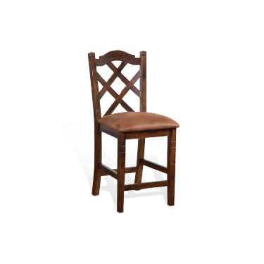 Sunny Designs Santa Fe 7 Piece Adjustable Height Dining Table and Stools Set-2
