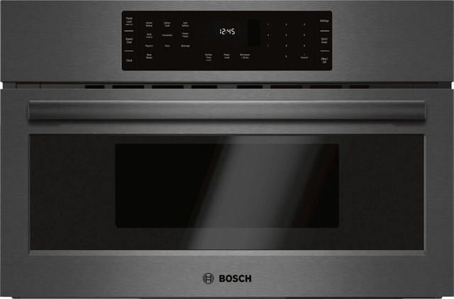 Bosch 800 Series Built In Microwave Oven Black Stainless Steel Microwave Oven Black Stainless Steel