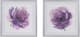 Olliix by Madison Park Signature Purple Set of 2 Purple Ladies Rose Frame Graphic Print-0