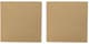 A & B Home Zola 2-Piece Gold/White Botanical Wall Art Set-2