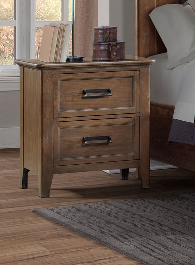 Intercon Alta Nightstand Harvest Brown Finish-0
